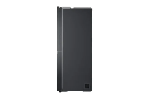 635L Side-by-Side Fridge in Matte Black Finish