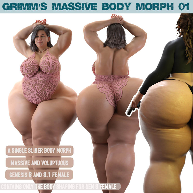 Grimms Massive Body Morph 01 for Genesis 8 Female