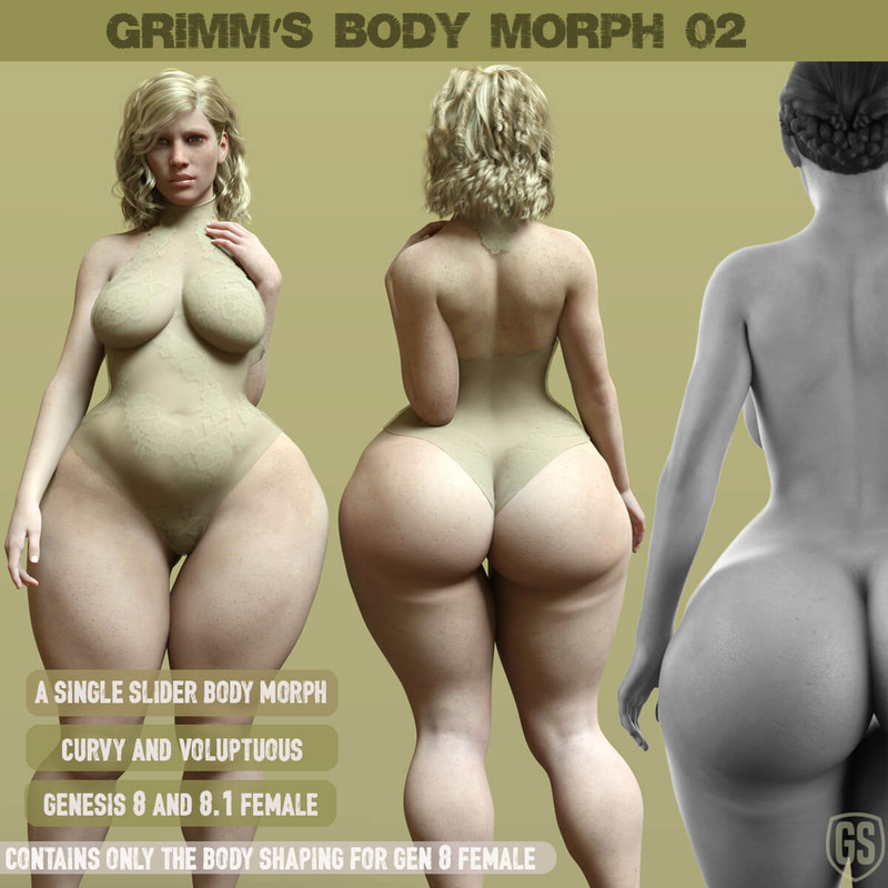 Grimms Body Morph 02 for Genesis 8 Female