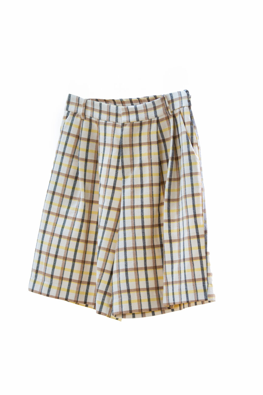 Plaid Bermuda Shorts