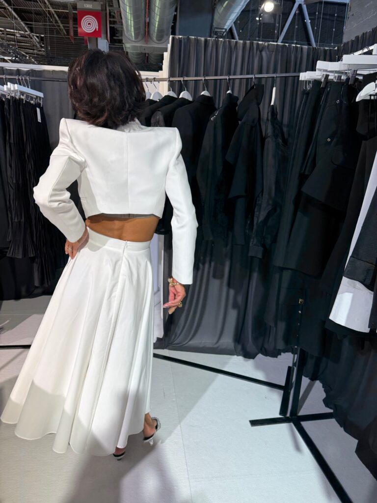 Bonheurs fashion white skirt