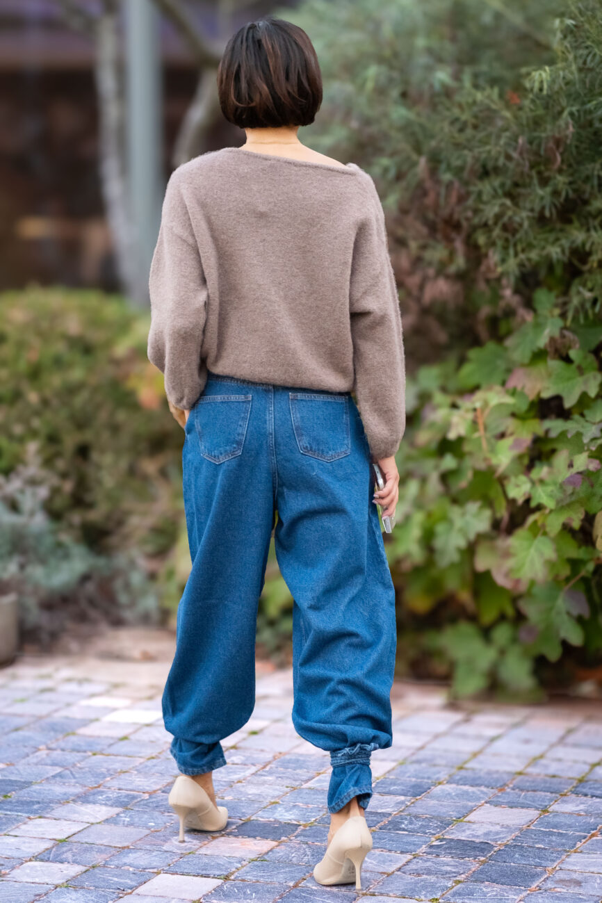 Bonheurs Fashion mohair sweater coffee