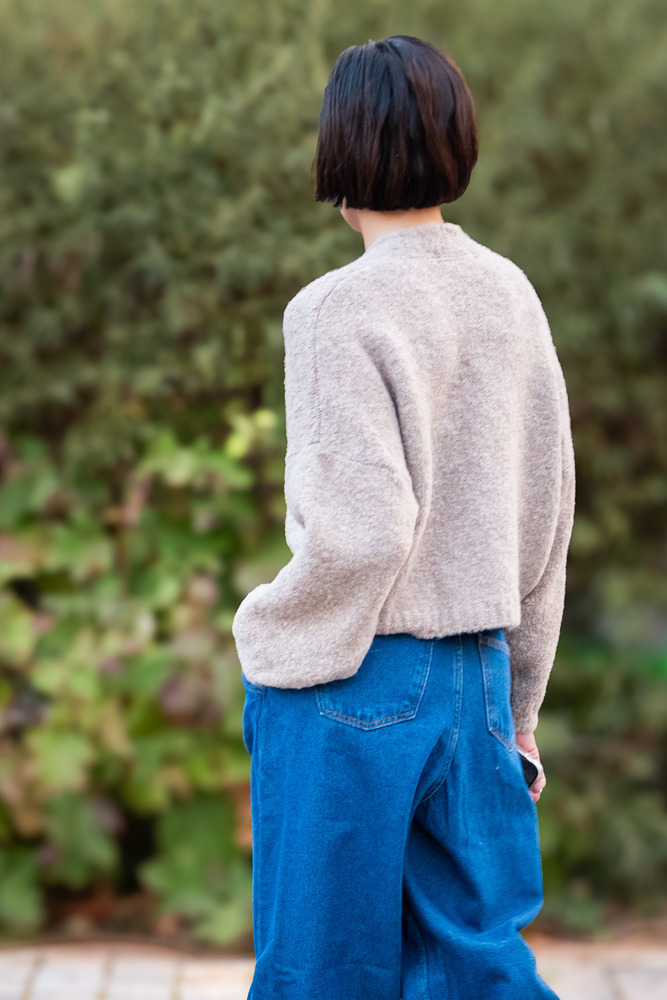 Bonheurs Fashion Beige sweater back